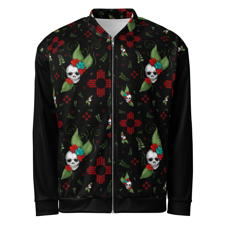 Floral Skulls Zia Bomber Jacket product image (8)