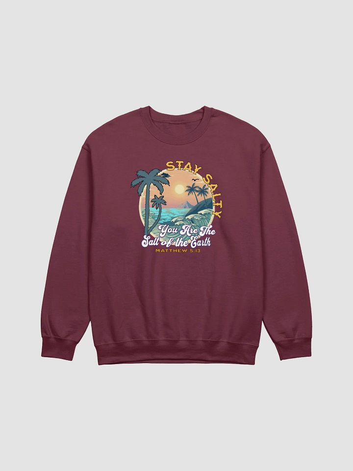 Stay Salty You Are The Salt Of The Earth Palm Trees Crewneck product image (10)