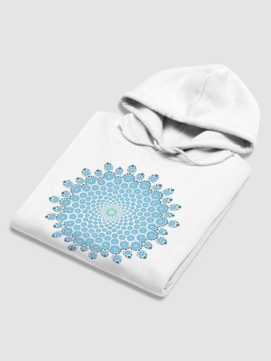 Blue Dot Mandala Unisex Eco Hoodie product image (7)