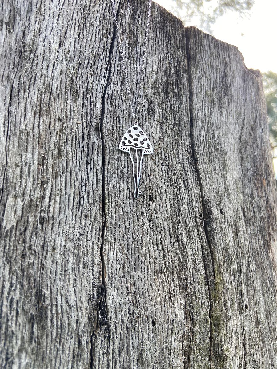 Mushroom Necklace product image (1)