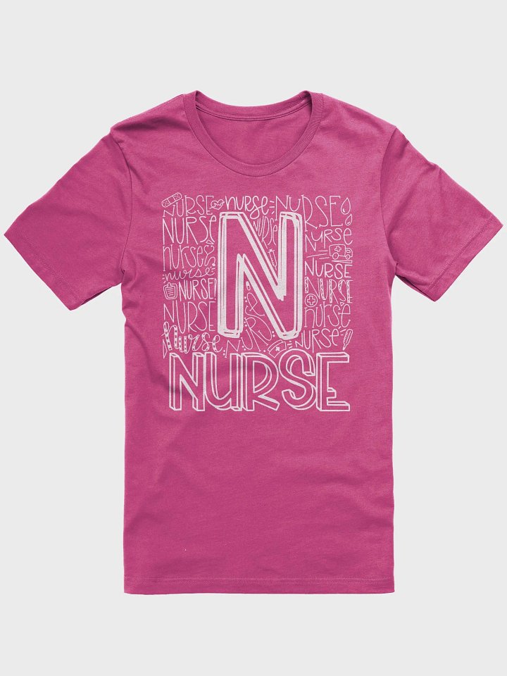 Nurse Typography Tee product image (1)