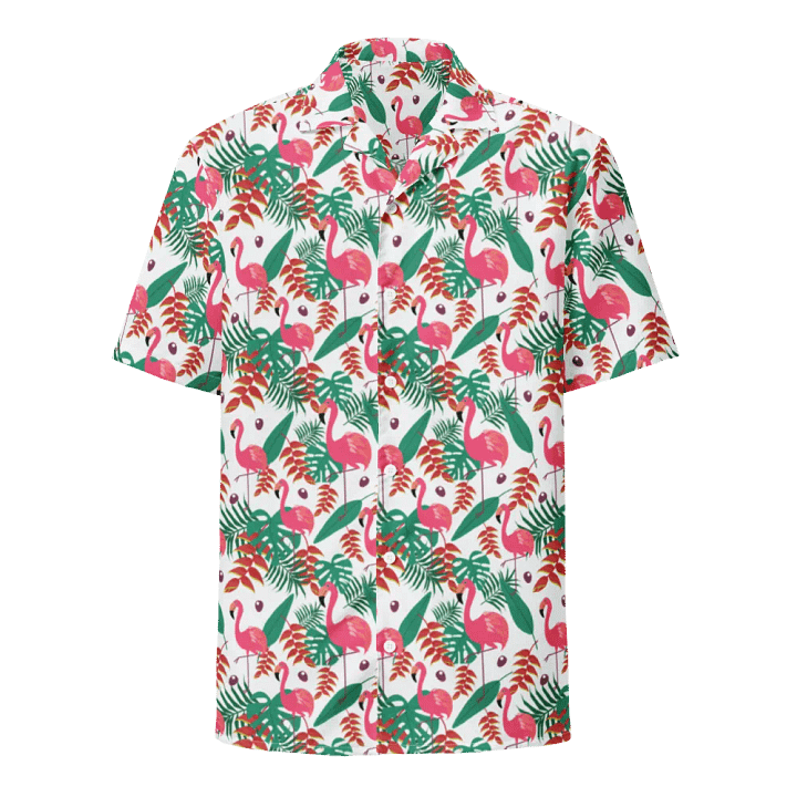 Flamingo Tropical Vibes Hawaiian Shirt product image (1)