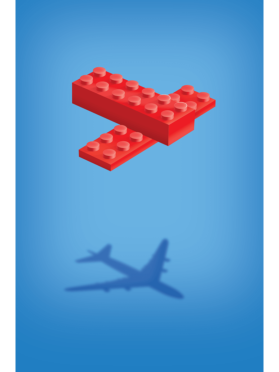 Plane (Red) | Poster product image (1)