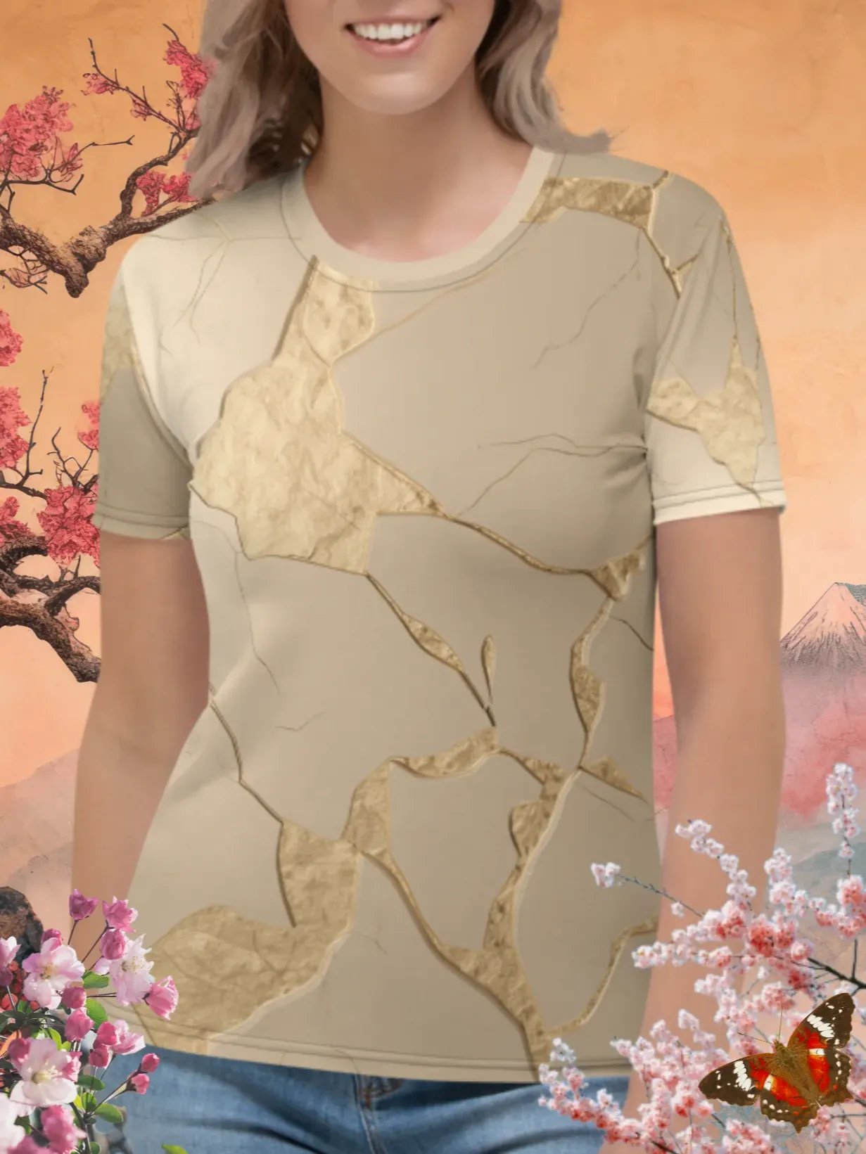 Gold Kintsugi T-Shirt product image (1)