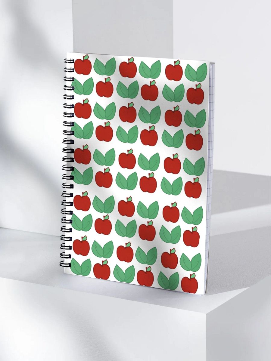 Apple-Leaf Checkered patterned notebook product image (4)