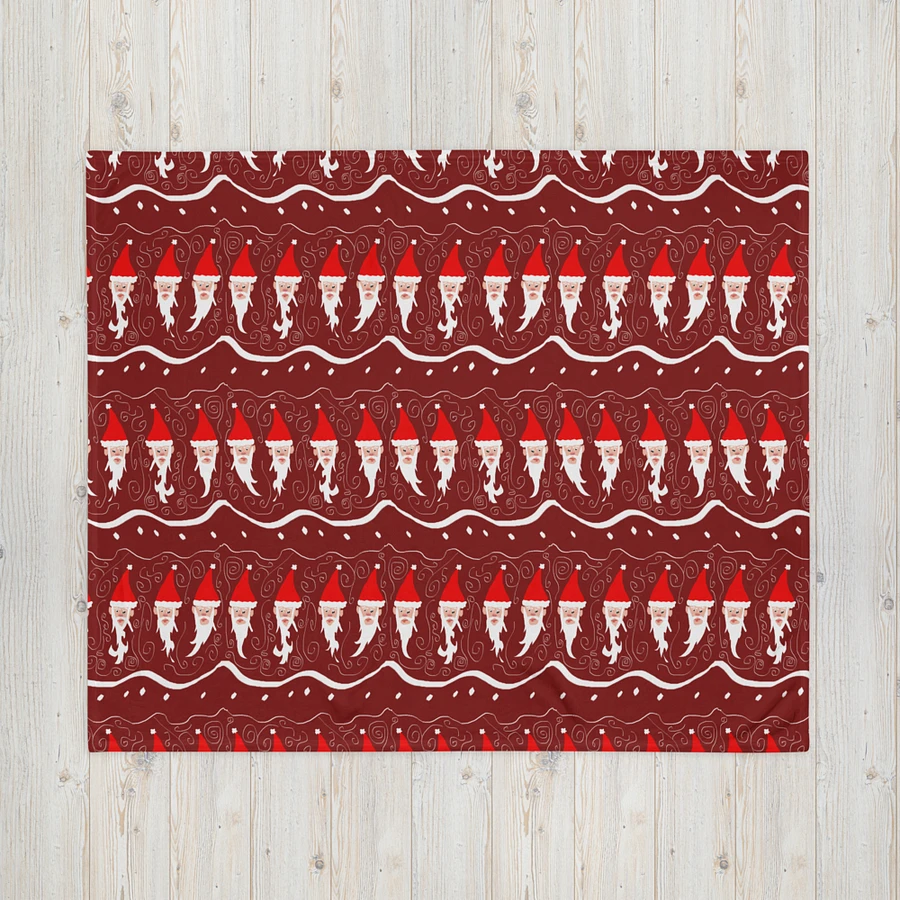 Bearded Santa Pattern Throw Blanket product image (16)