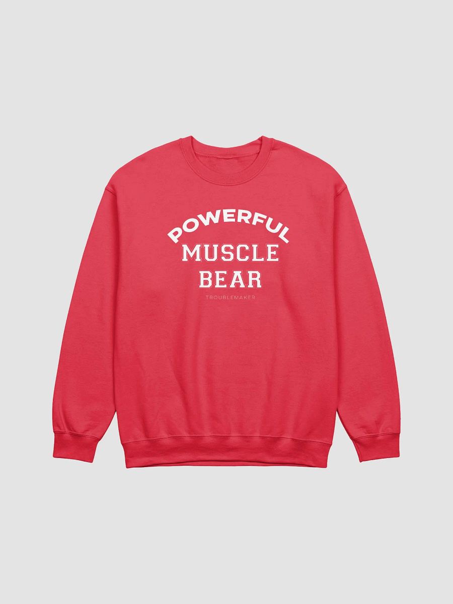 Powerful Muscle Bear Crewneck Sweatshirt product image (3)