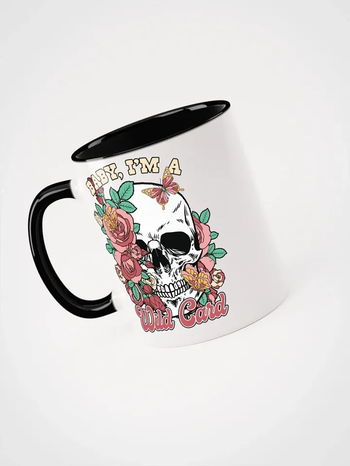 Wild Card Skull Accent Mug product image (2)