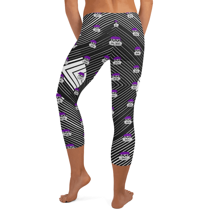 Enigma Nation All-Over Print Capri Leggings product image (2)
