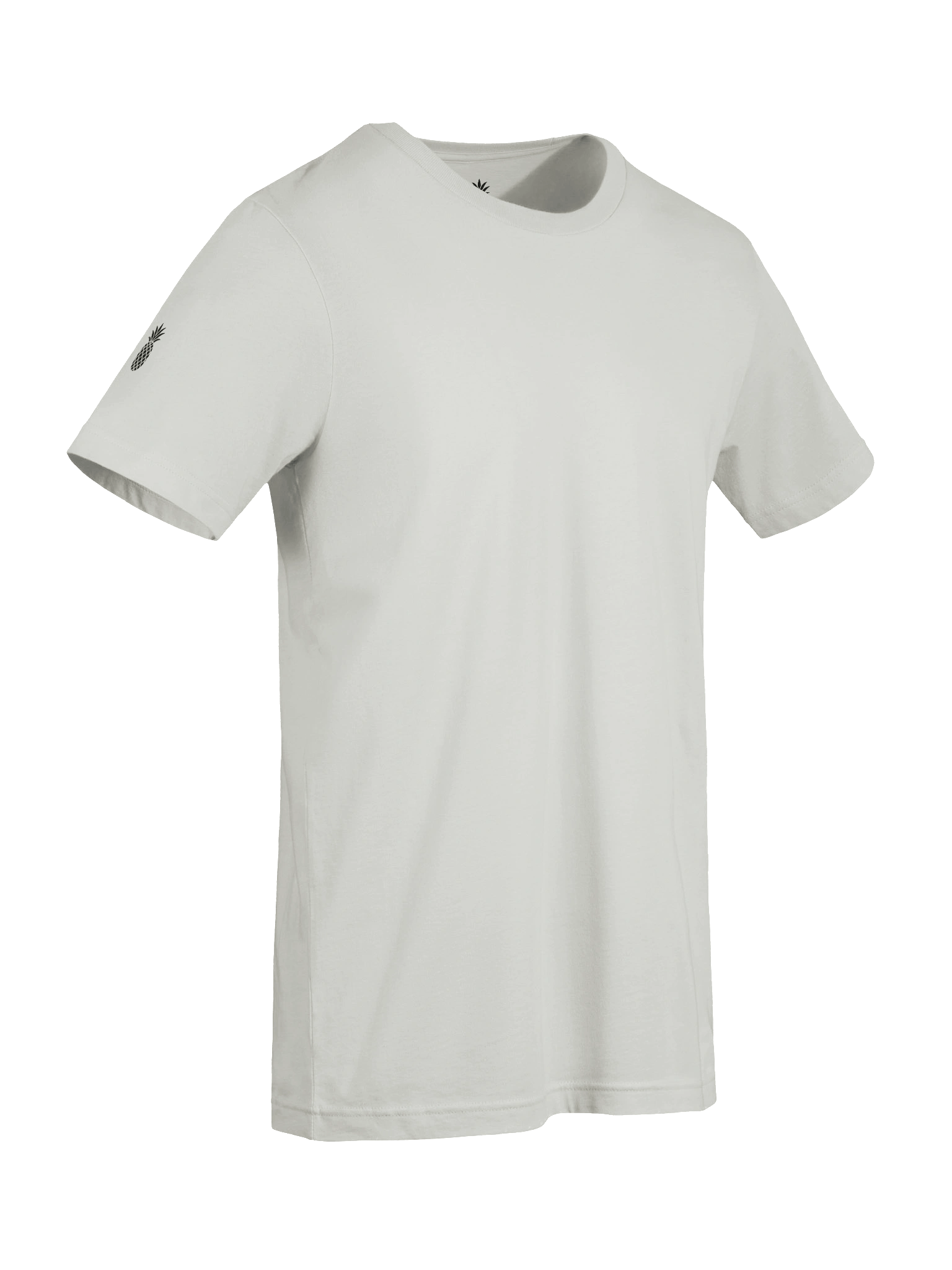 Lucky Pineapple Minimalist Sleeve Solid Color Unisex T-Shirt (White, Nude, & Soft Gray Colors) product image (9)