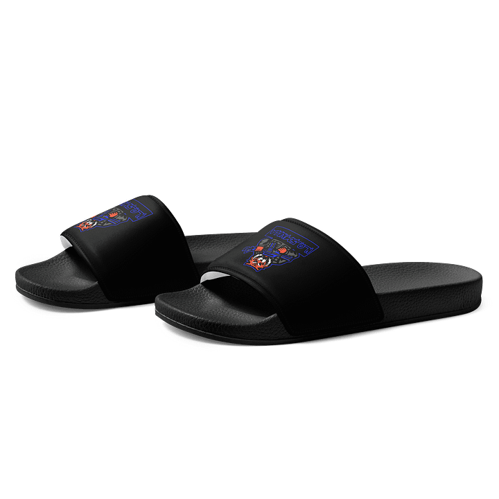 All Black Gang Slides product image (1)