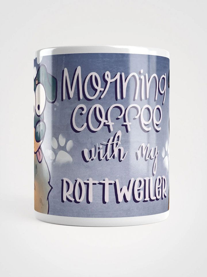 Morning Coffee With My Rottweiler Mug product image (2)