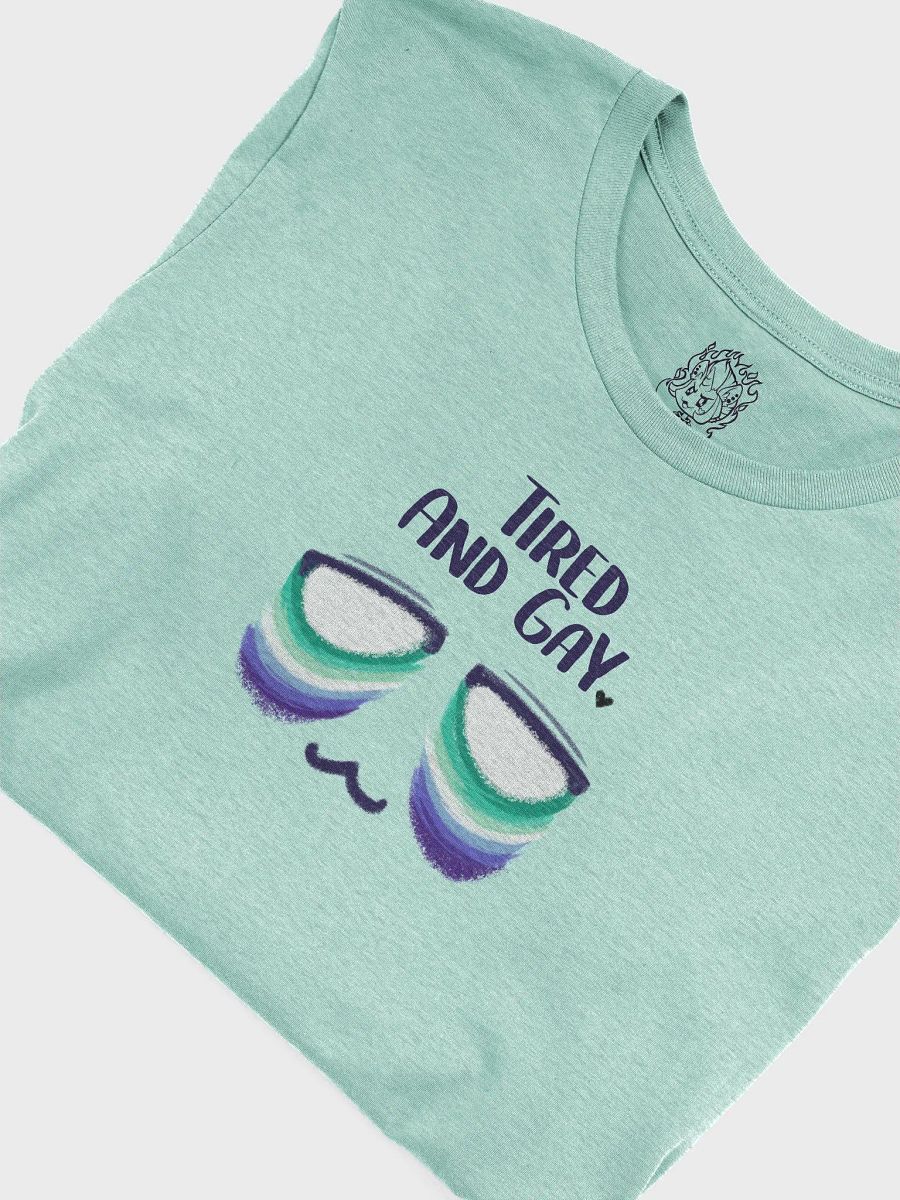 Tired and Gay - Gay Pride Flag Classic Fit TShirt product image (56)