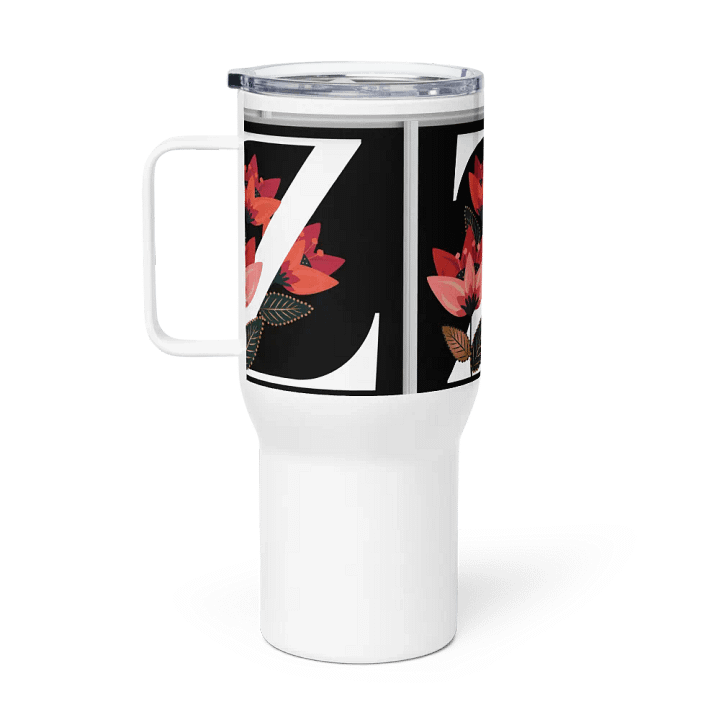 Floral Zest Stainless Steel Travel Mug product image (1)