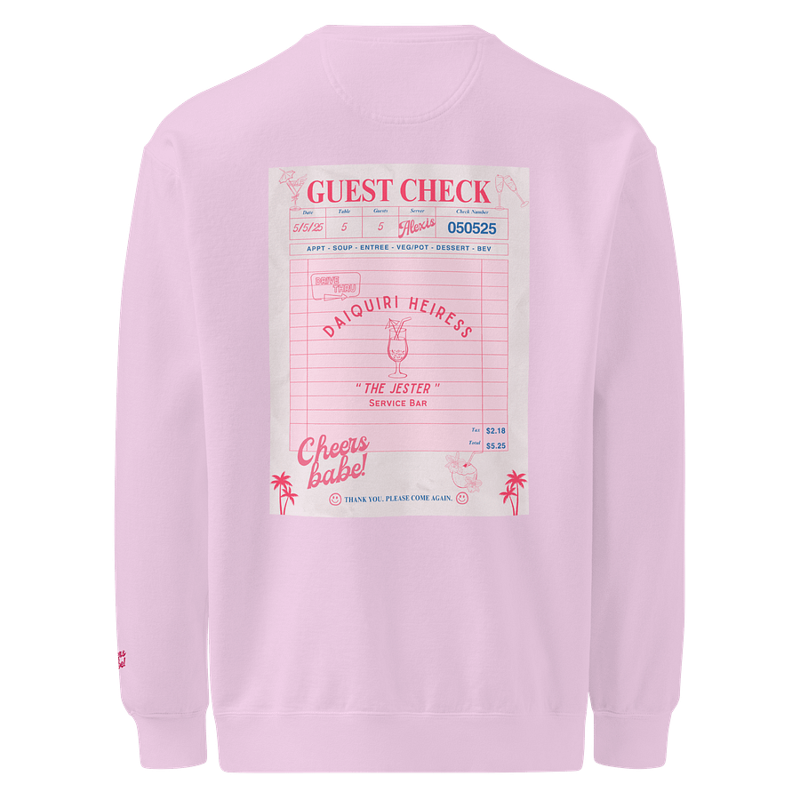CHECK PLEASE! DAIQUIRI SWEATSHIRT product image (1)