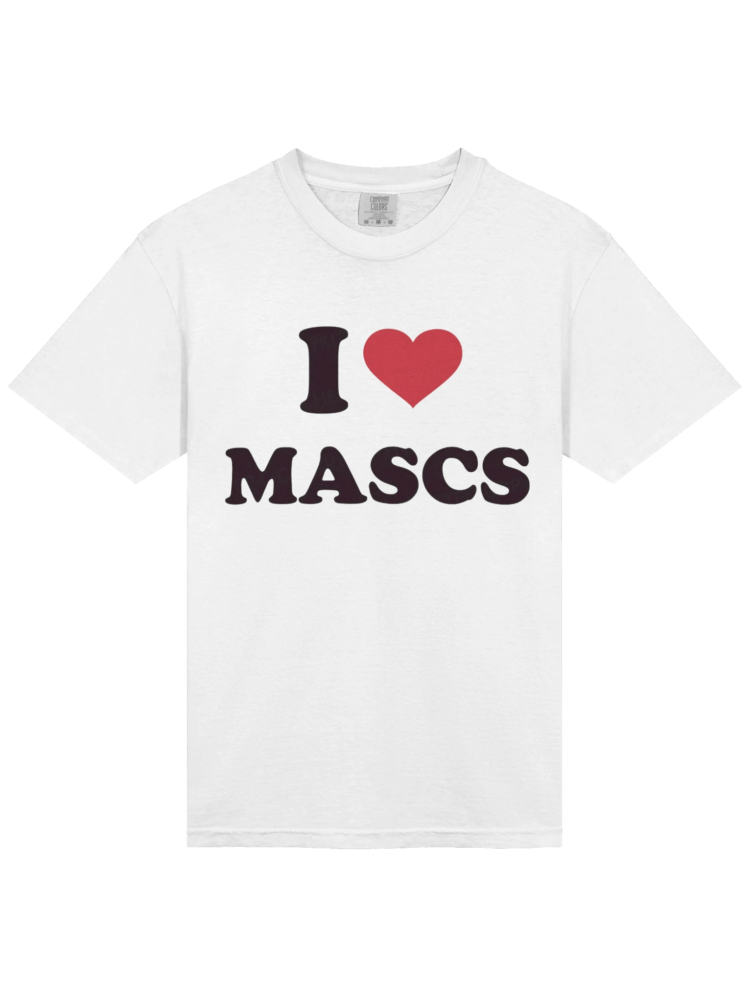 I Love Mascs T-shirt product image (2)