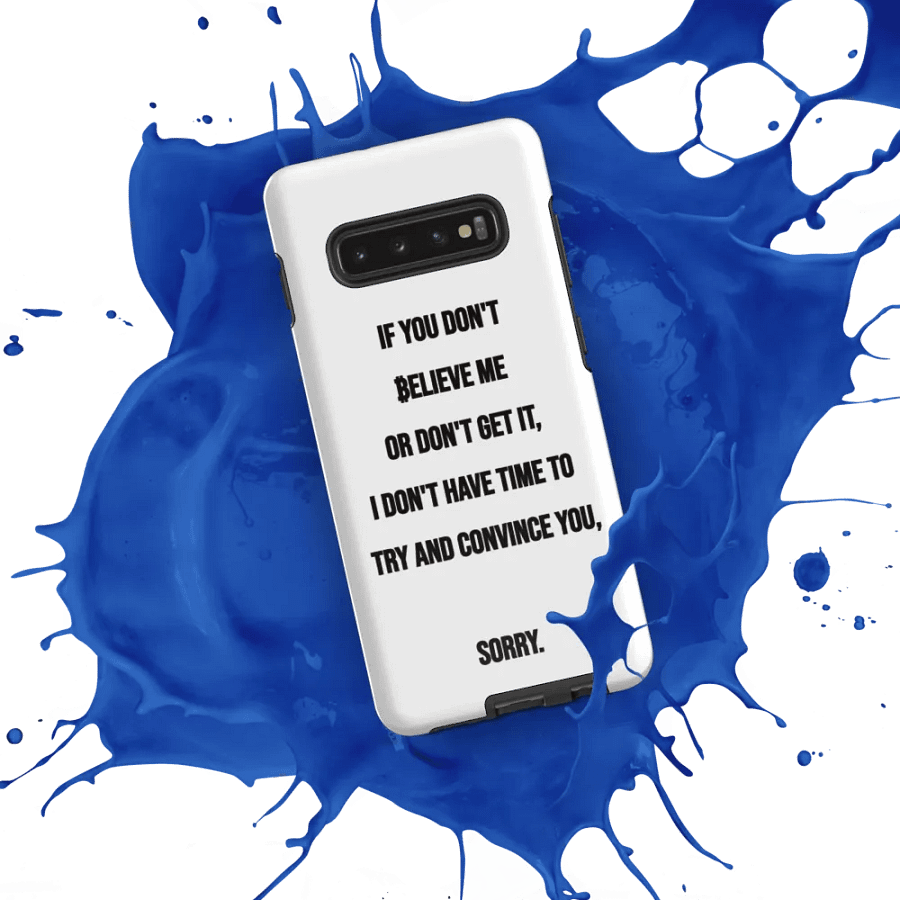 SATOSHI Quote - Samsung Hard Case product image (52)