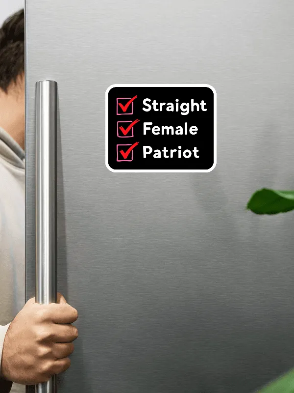 Magnet: Female Checklist product image (2)