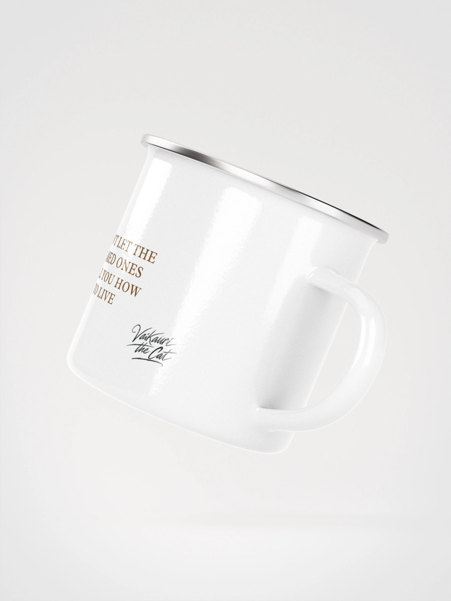 Vaikauri Cat Enamel Mug product image (3)