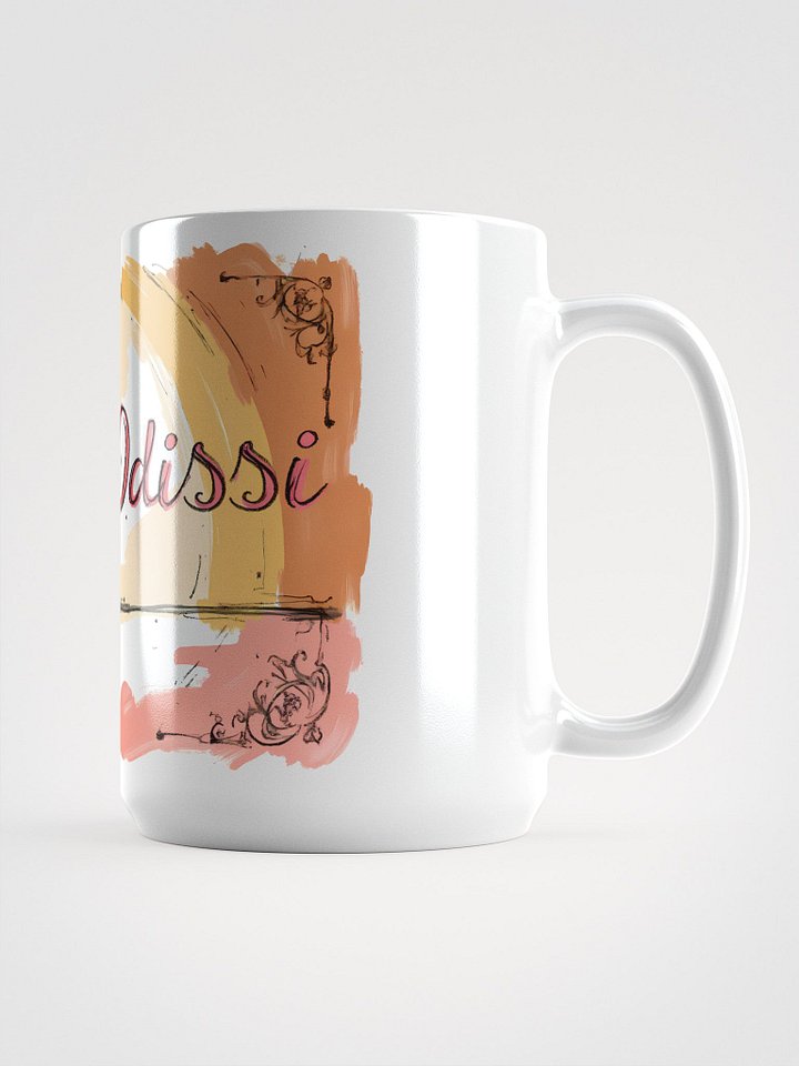 Graceful Odissi Dancers | Duo Performance Art Print Glossy Mug product image (1)