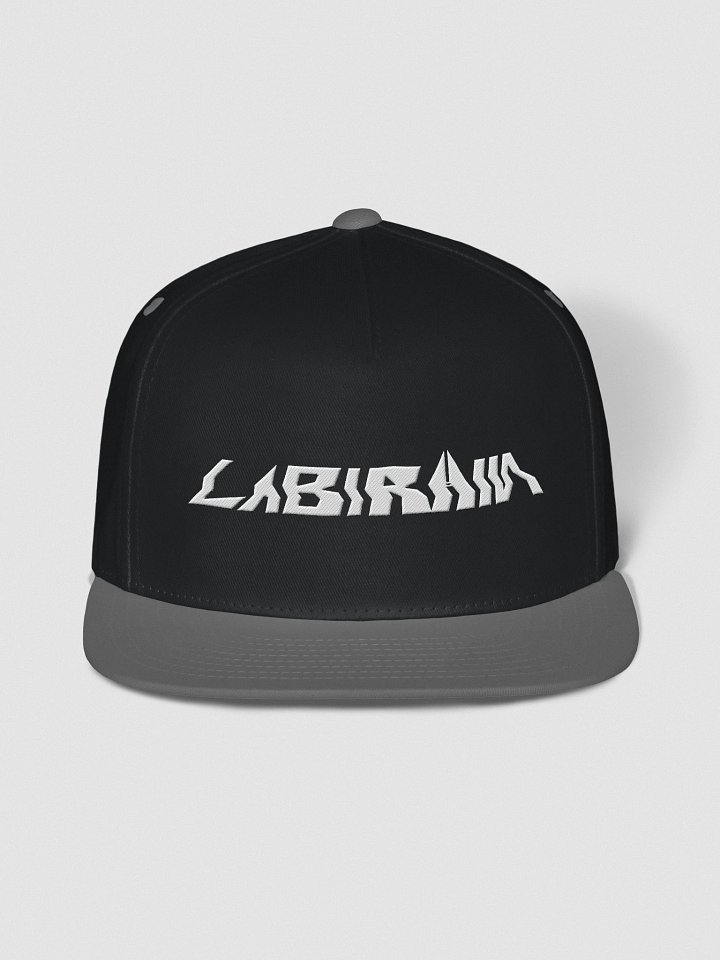 LABIRHIN | Flat Snapback Cap (White) product image (1)