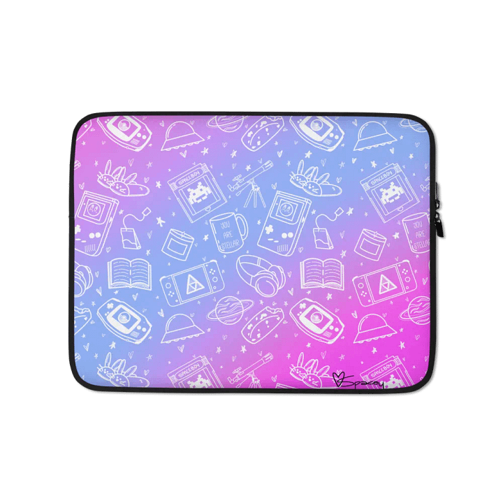 Pastel Doodle Laptop Sleeve product image (1)
