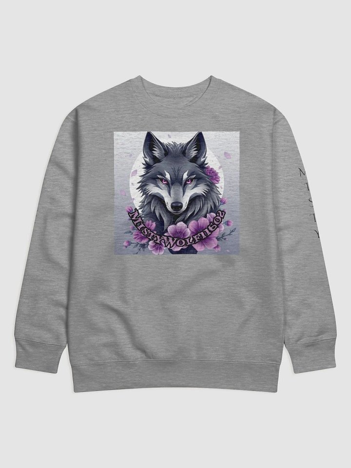 MistyWolf11602 Illustrated Wolf Premium Sweatshirt product image (5)
