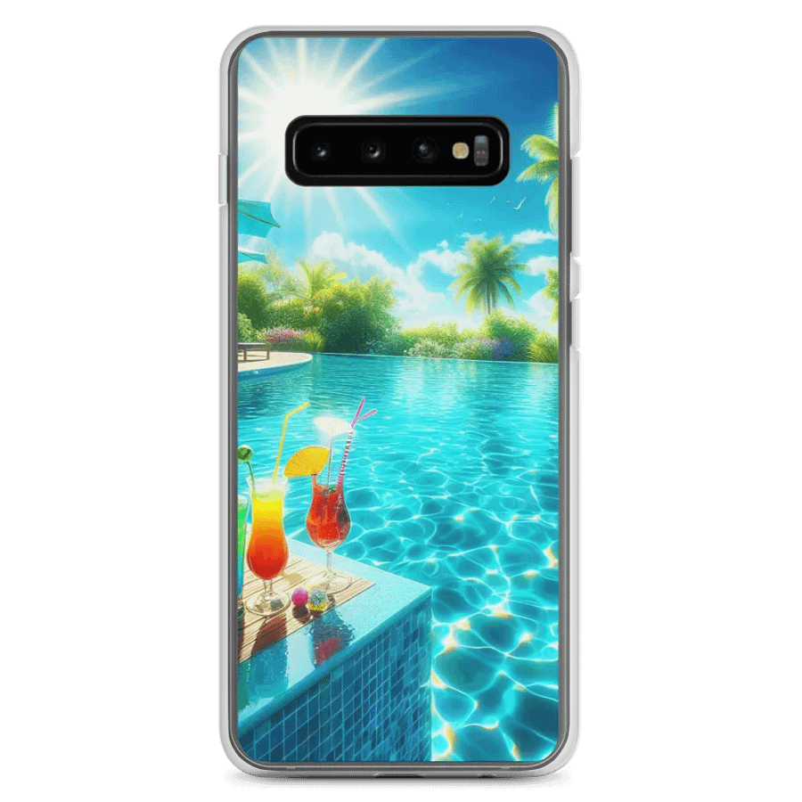 Tropical Paradise Samsung® Clear Case | AI Design product image (2)