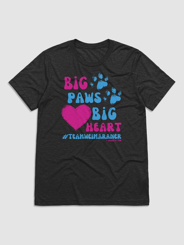 Big Paws, Big Heart - Bella+Canvas Triblend Short Sleeve T-Shirt product image (2)