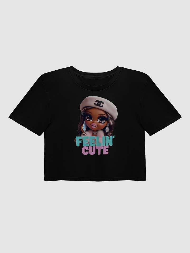 Chic Cartoon Logo Crop Top product image (2)