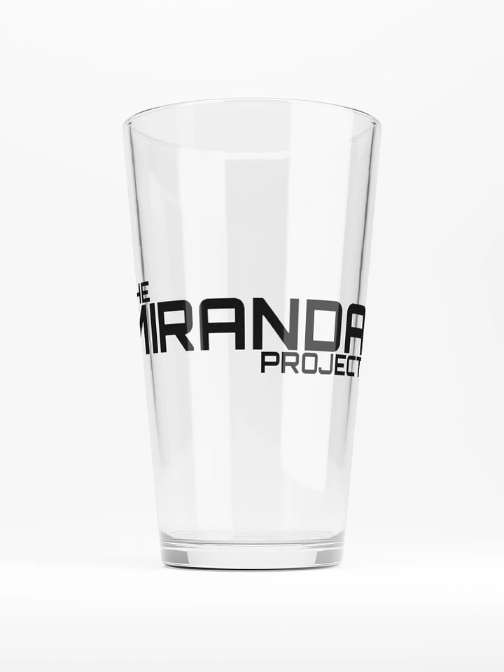The Miranda Project Logo Shaker Pint Glass product image (1)