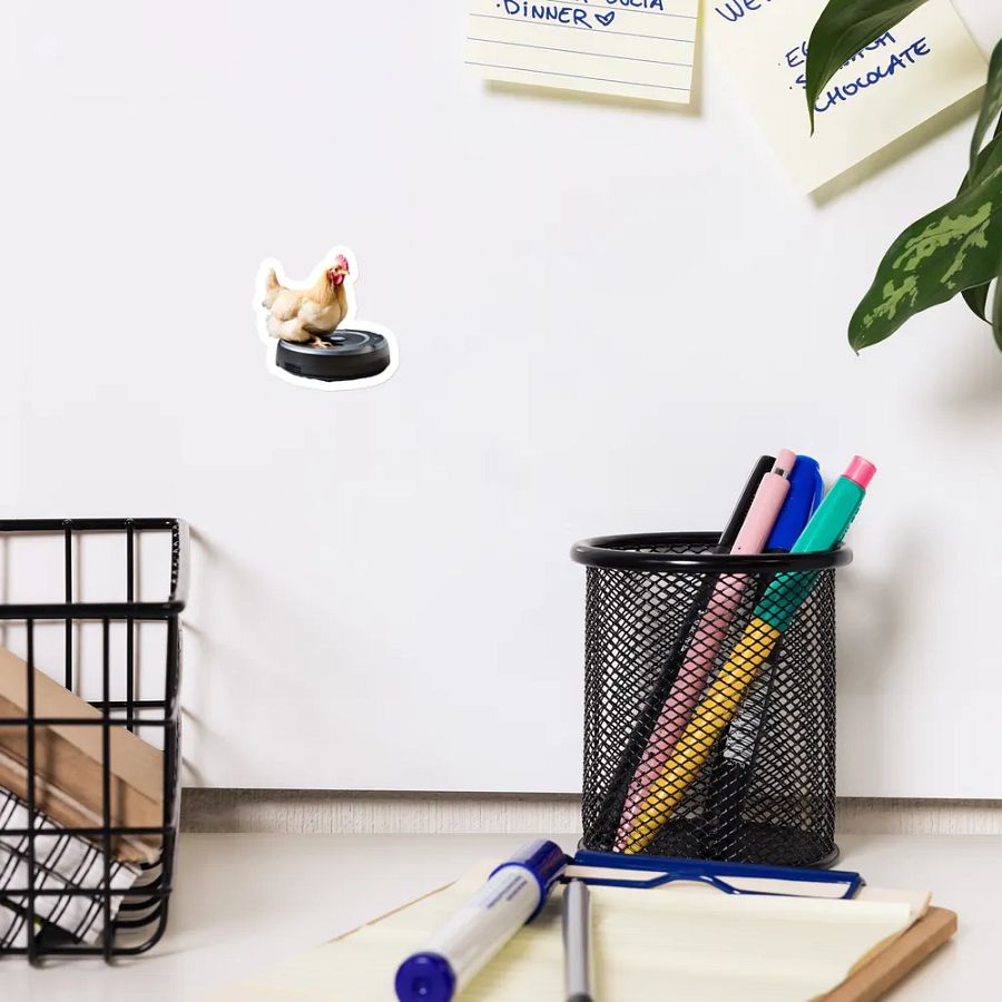 Roomba Chicken Magnet product image (10)
