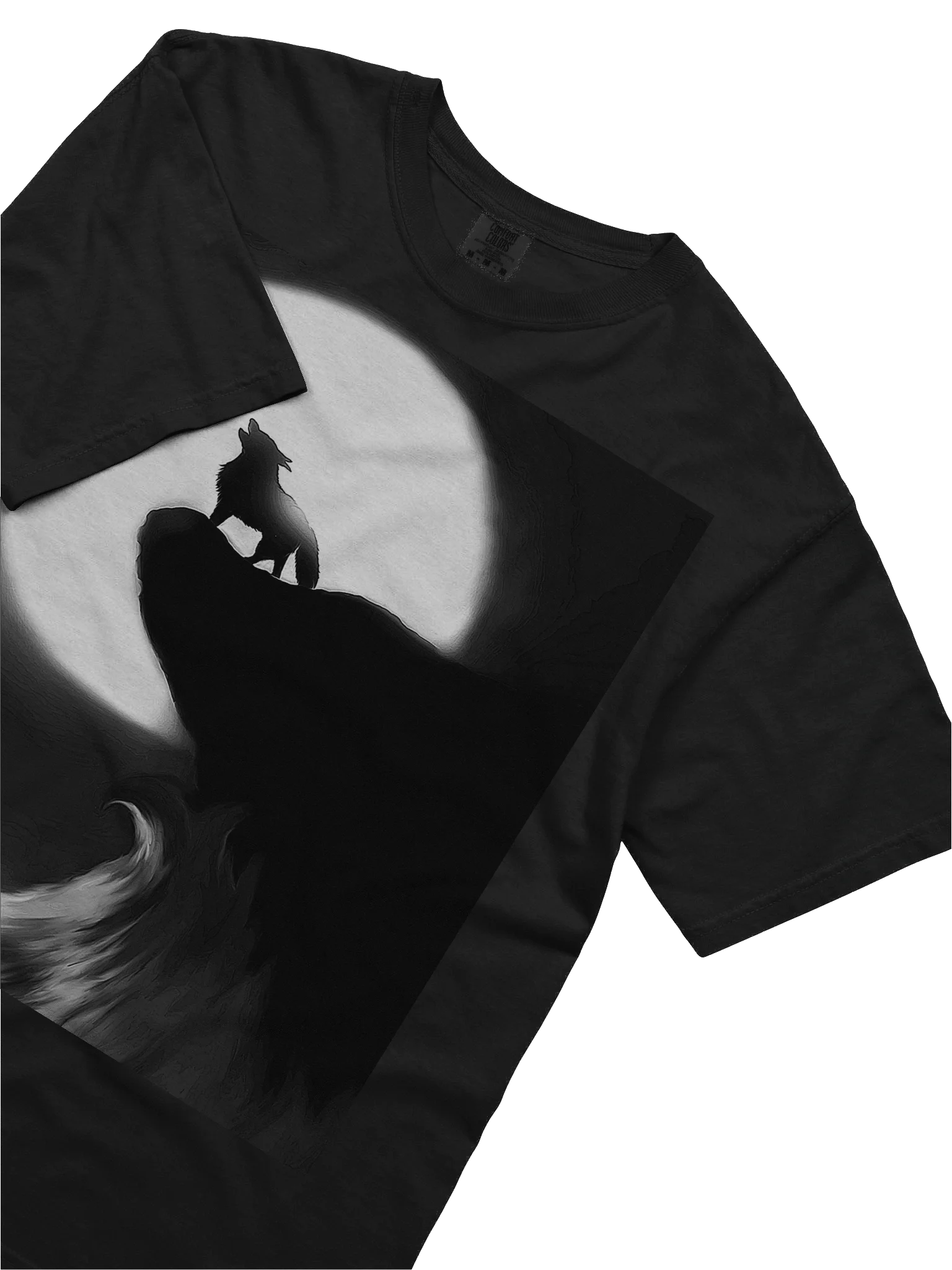 Howling Wolf Moonlight T-Shirt product image (10)