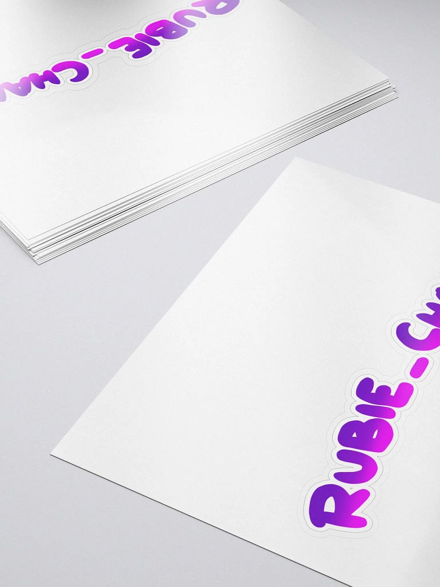 RubieChan Logo Sticker product image (5)