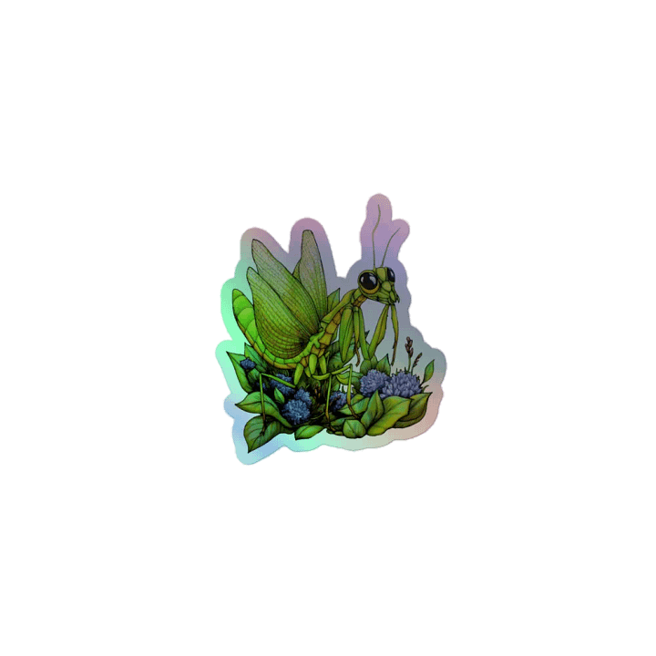 Mantis collant/sticker holographic product image (2)