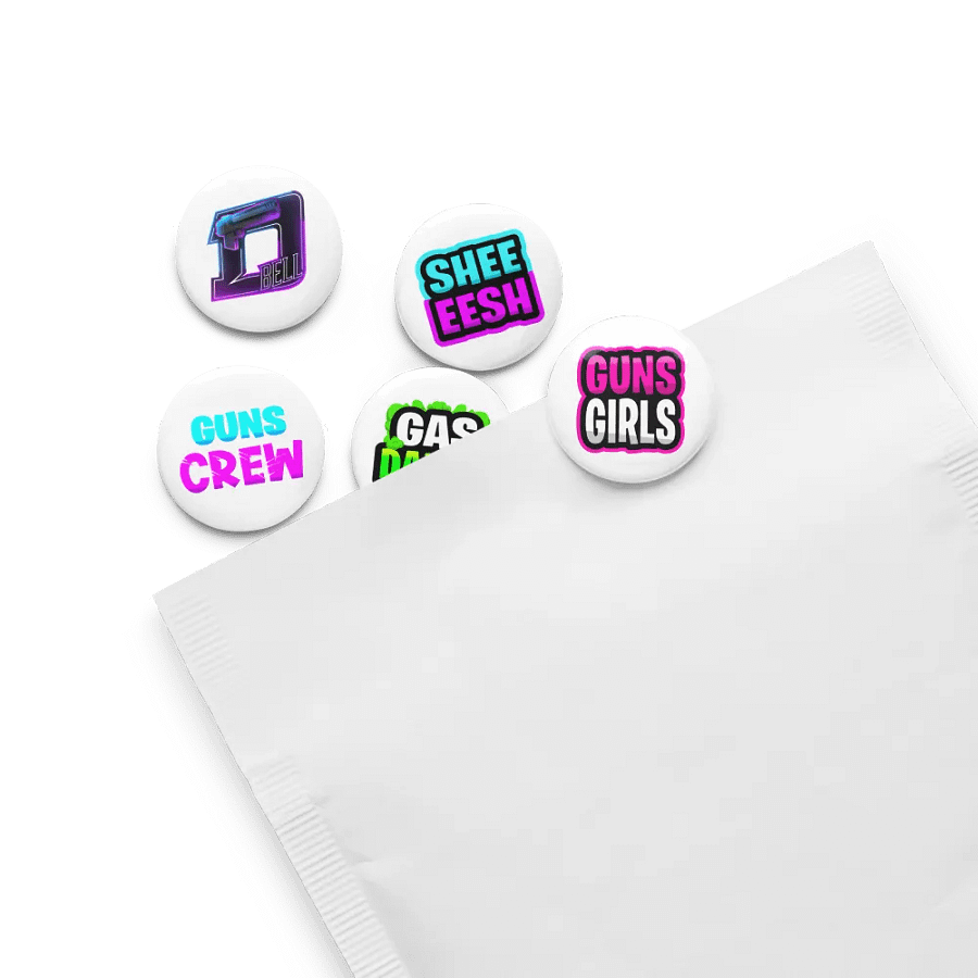 GunsCrew Assorted Button Pins product image (13)
