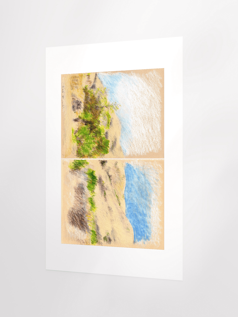 Leo Carillo State Park, CA #1 & #2 (diptych) 09.08.86 print product image (3)