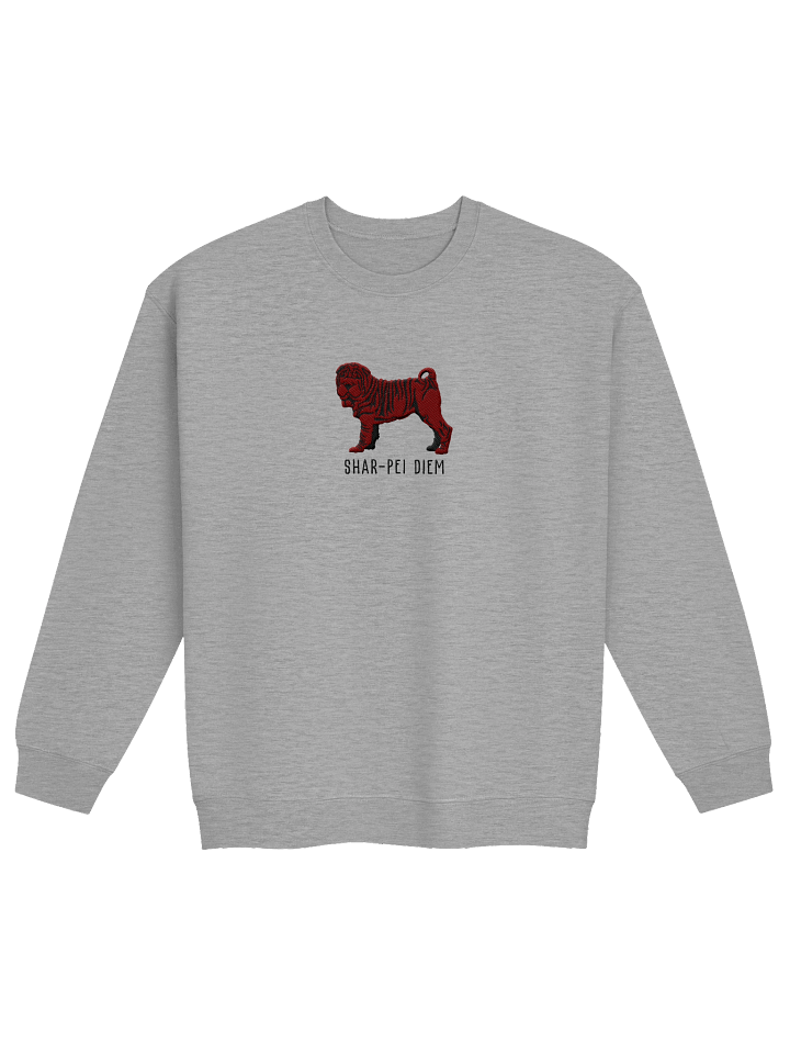 Shar-Pei Diem(2) Sweatshirt (Embroidered) of a Chinese Shar-Pei(Chocolate) product image (17)