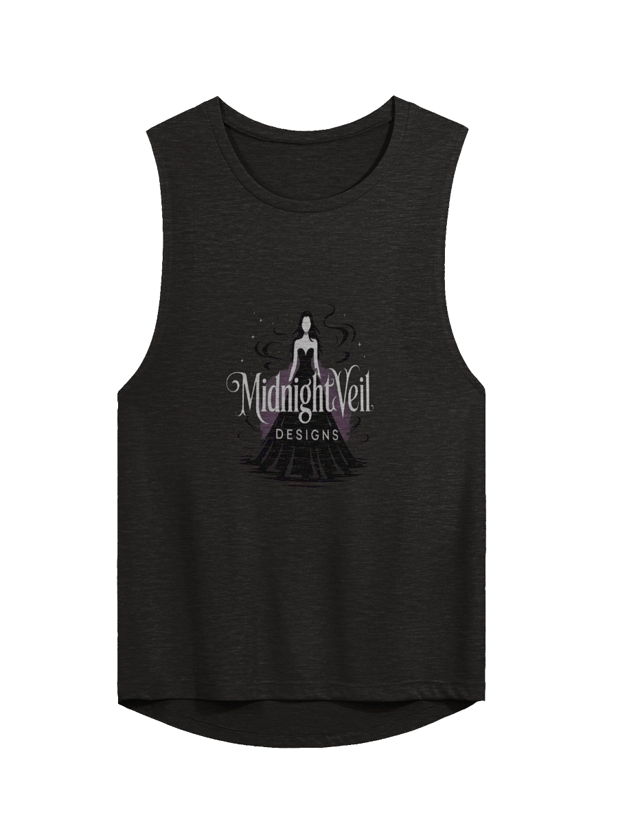 Midnight Veil Designs Gothic Raven’s Lament Flowy Muscle Tank - Women’s Black product image (1)
