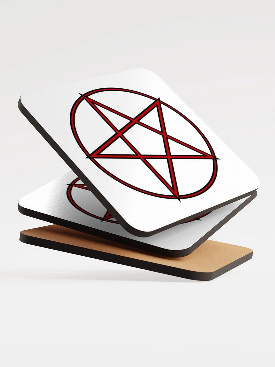PDKH Pentagram Coasters. High gloss finish1 product image (4)