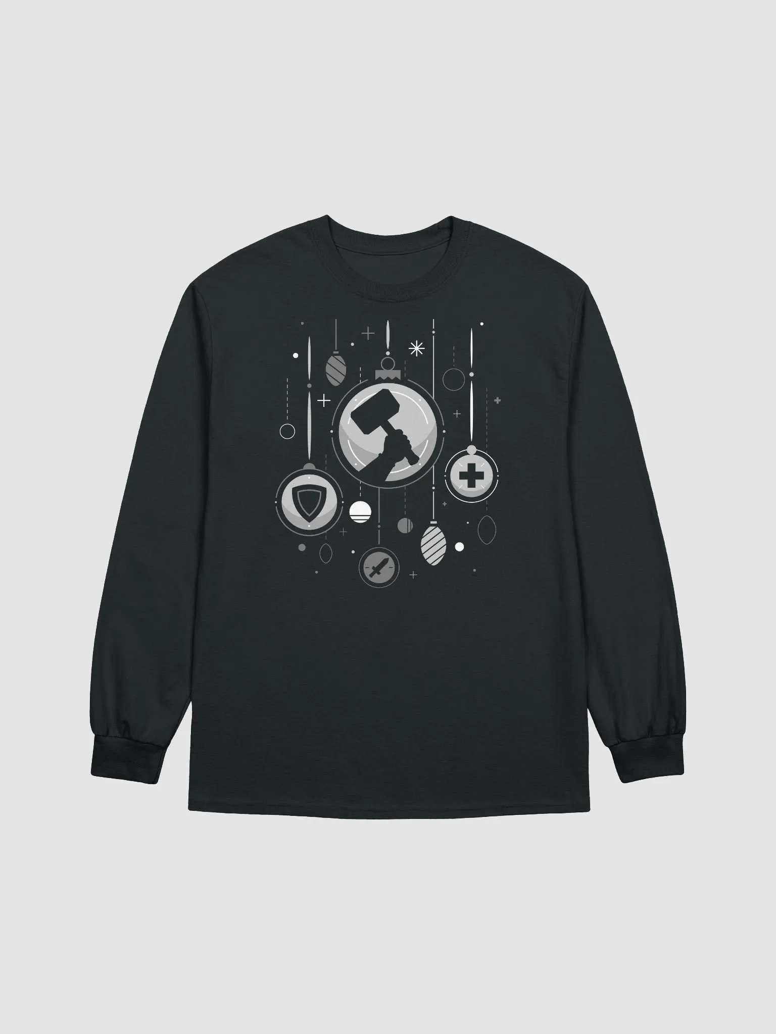 Ornaments Long Sleeve Black product image (1)
