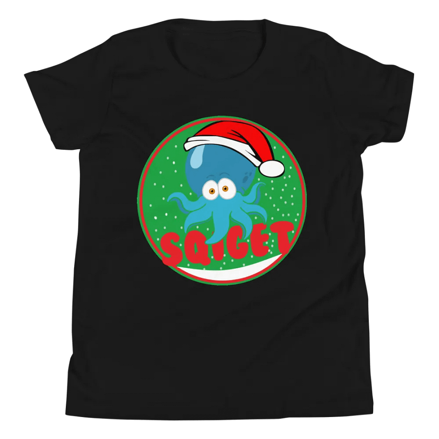 Santa Squid Youth T-Shirt product image (4)