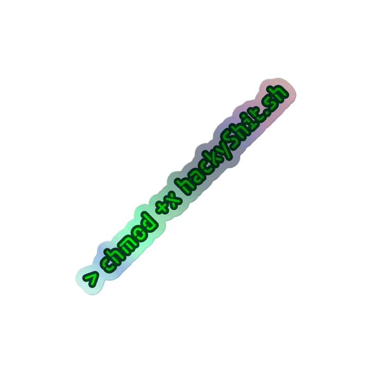 Hacky Sh*t - Terminal (Holo) product image (2)