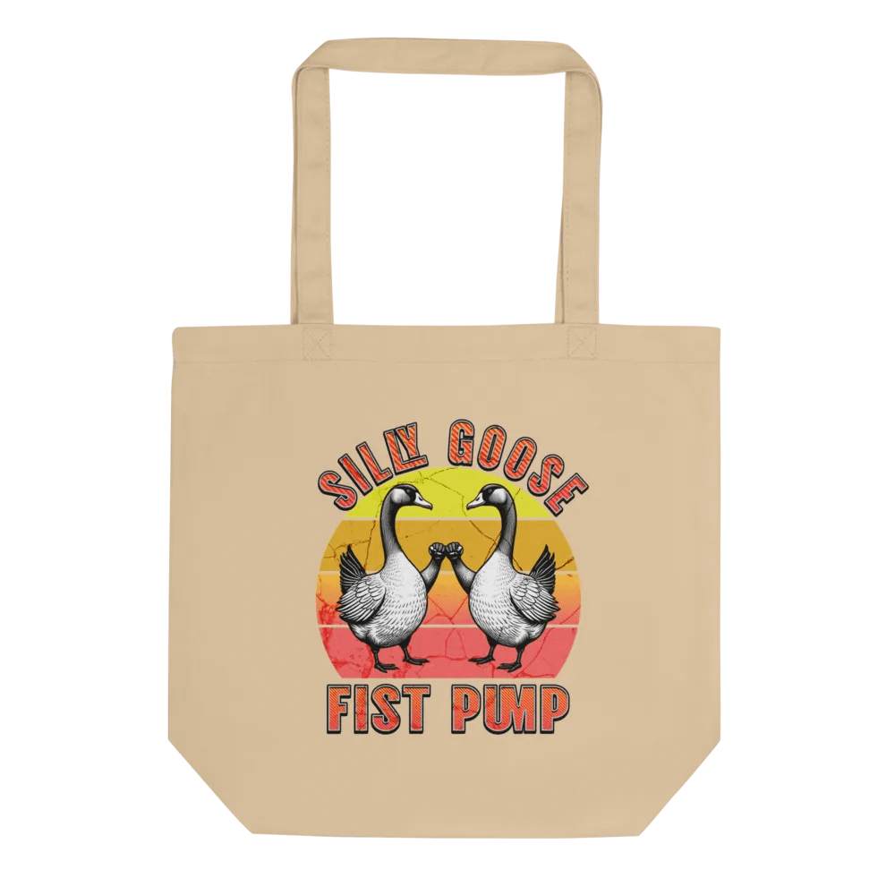 Silly Goose Fist Pump Eco Tote product image (1)
