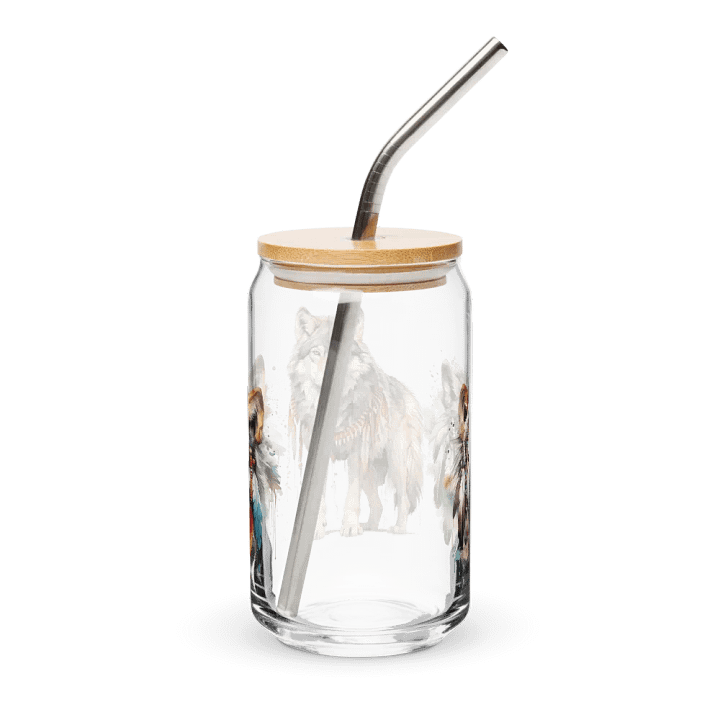 Spirit of the Wolf Pack Can-Shaped Glass product image (2)