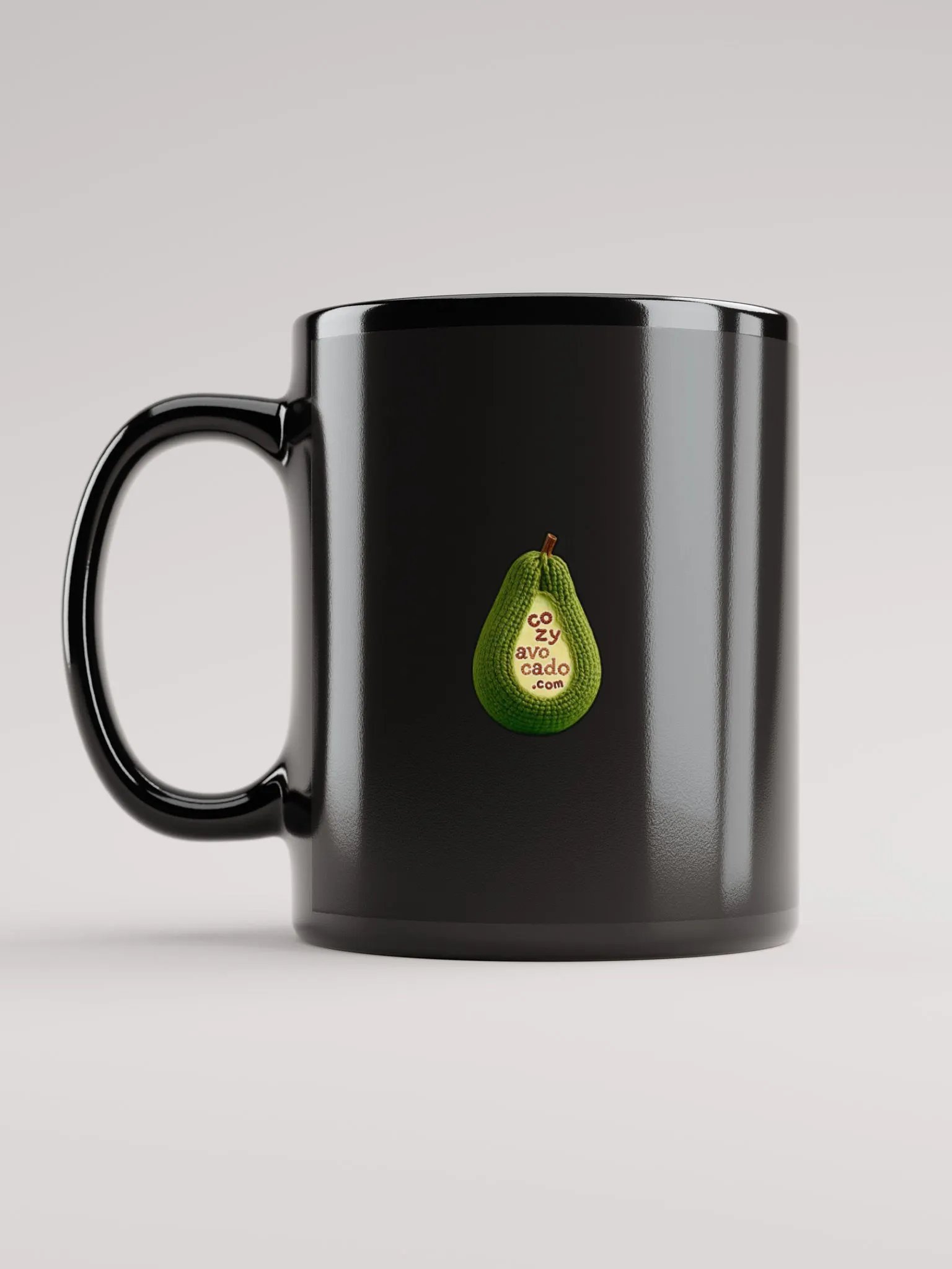 CozyAvocado Black Glossy Grape Slice Mug #1 product image (6)