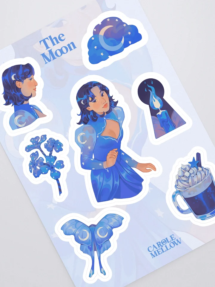 The Moon | Sticker Sheet product image (1)