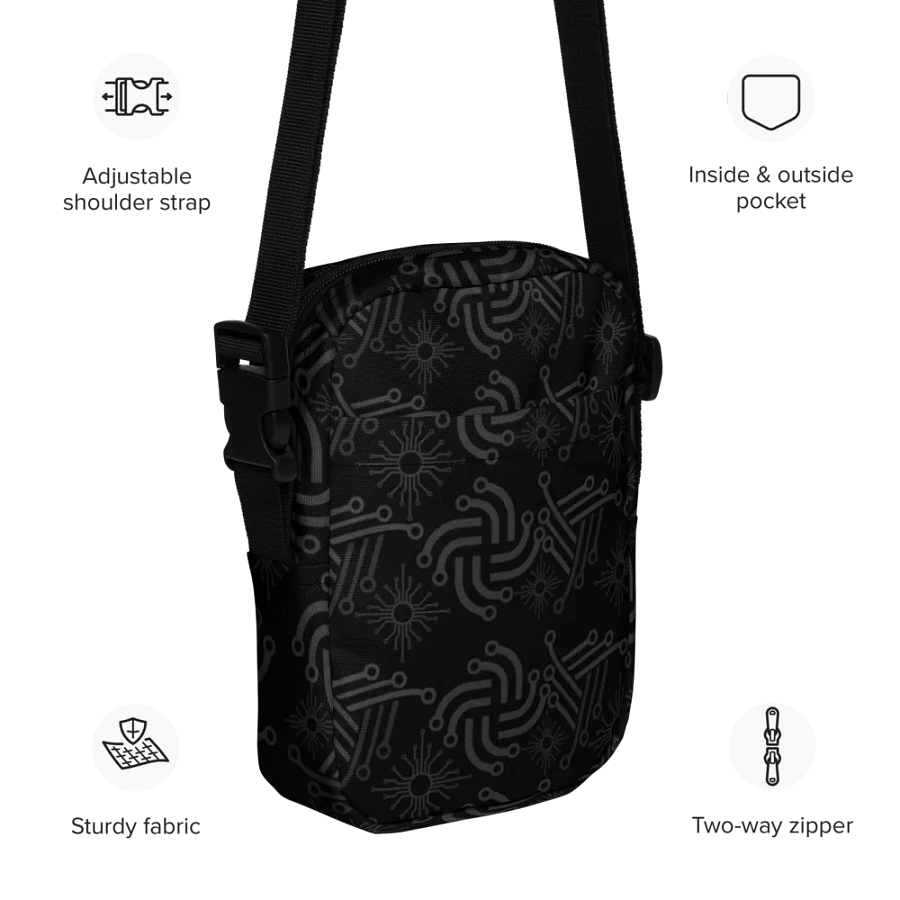 Cosmic Geometric tecno Crossbody Bag for men and woman tecis product image (11)
