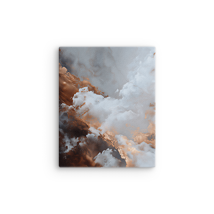 Cloudbound Copper – Abstract White, Bronze & Smoky Gray Tones product image (12)