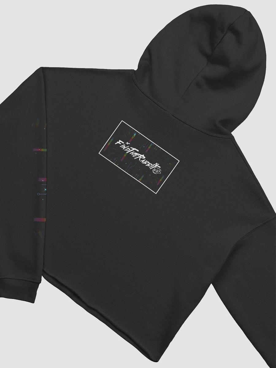 VTuber Digital Glitch Crop Hoodie + Printed Sleeve product image (3)